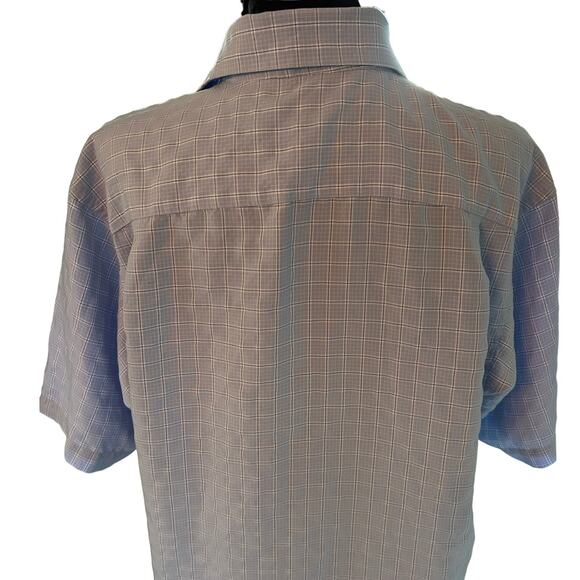 Joseph Feiss Size Med Classic Fit Short Sleeve Mens Button down Shirt - Picture 3 of 9